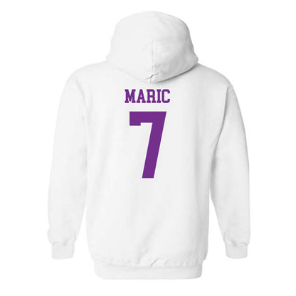 Mount Union - NCAA Football : Ivan Maric - Classic Shersey Hooded Sweatshirt-1