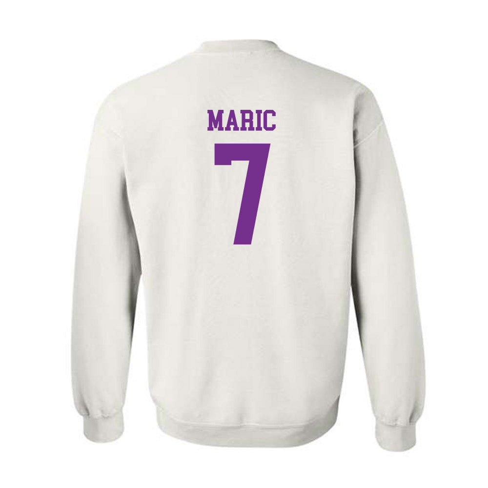 Mount Union - NCAA Football : Ivan Maric - Classic Shersey Crewneck Sweatshirt-1