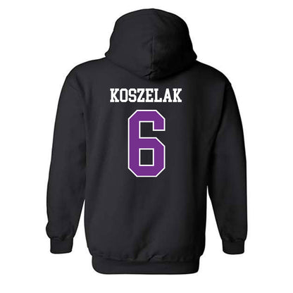 Mount Union - NCAA Men's Volleyball : Peyton Koszelak - Classic Shersey Hooded Sweatshirt-1