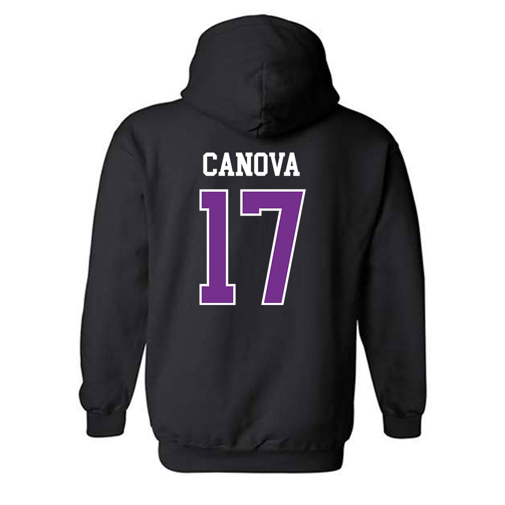 Mount Union - NCAA Football : Clarke Canova - Classic Shersey Hooded Sweatshirt-1