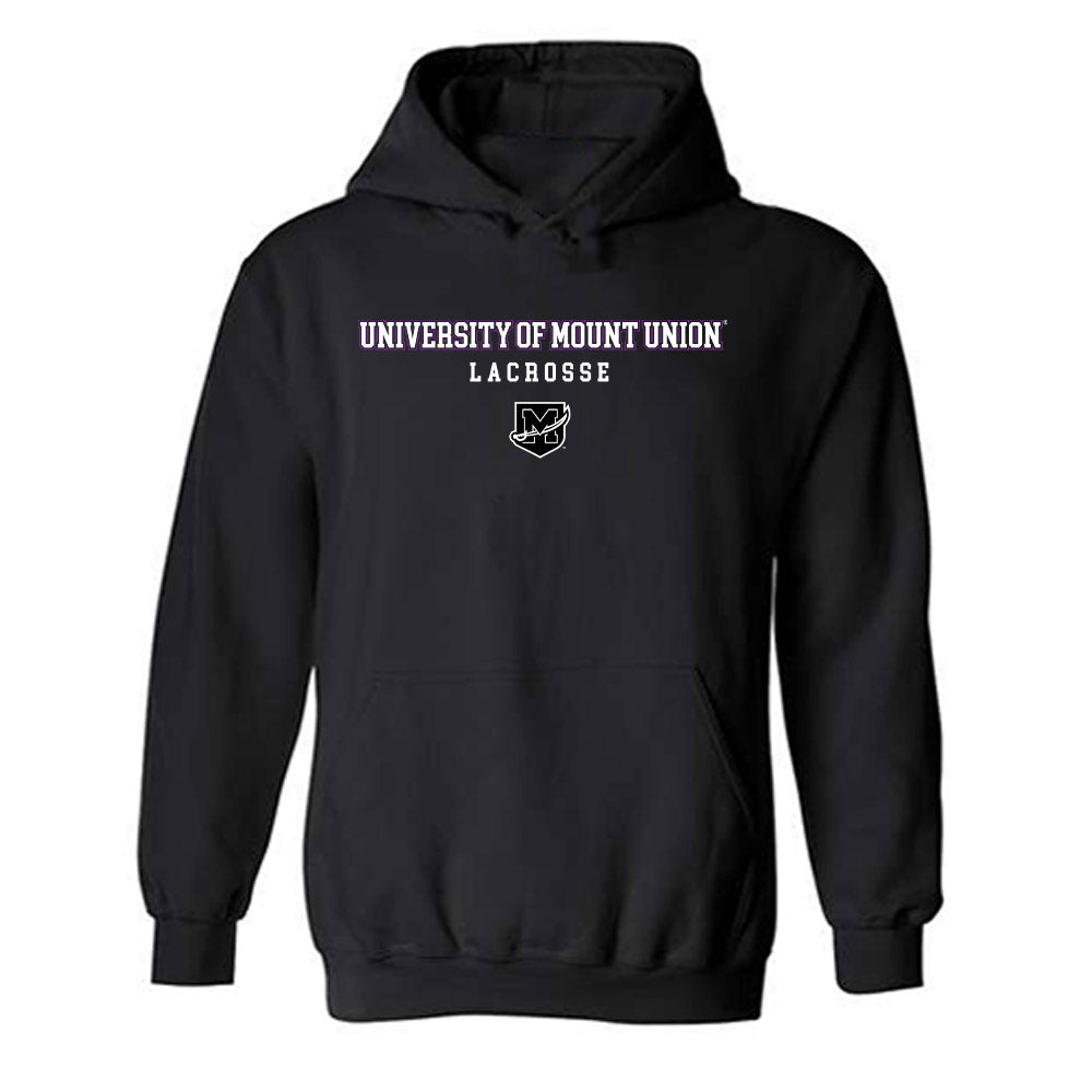 Mount Union - NCAA Men's Lacrosse : braylon li - Classic Shersey Hooded Sweatshirt-0