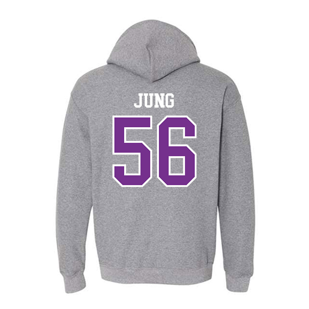 Mount Union - NCAA Baseball : Jake Jung - Classic Shersey Hooded Sweatshirt-1