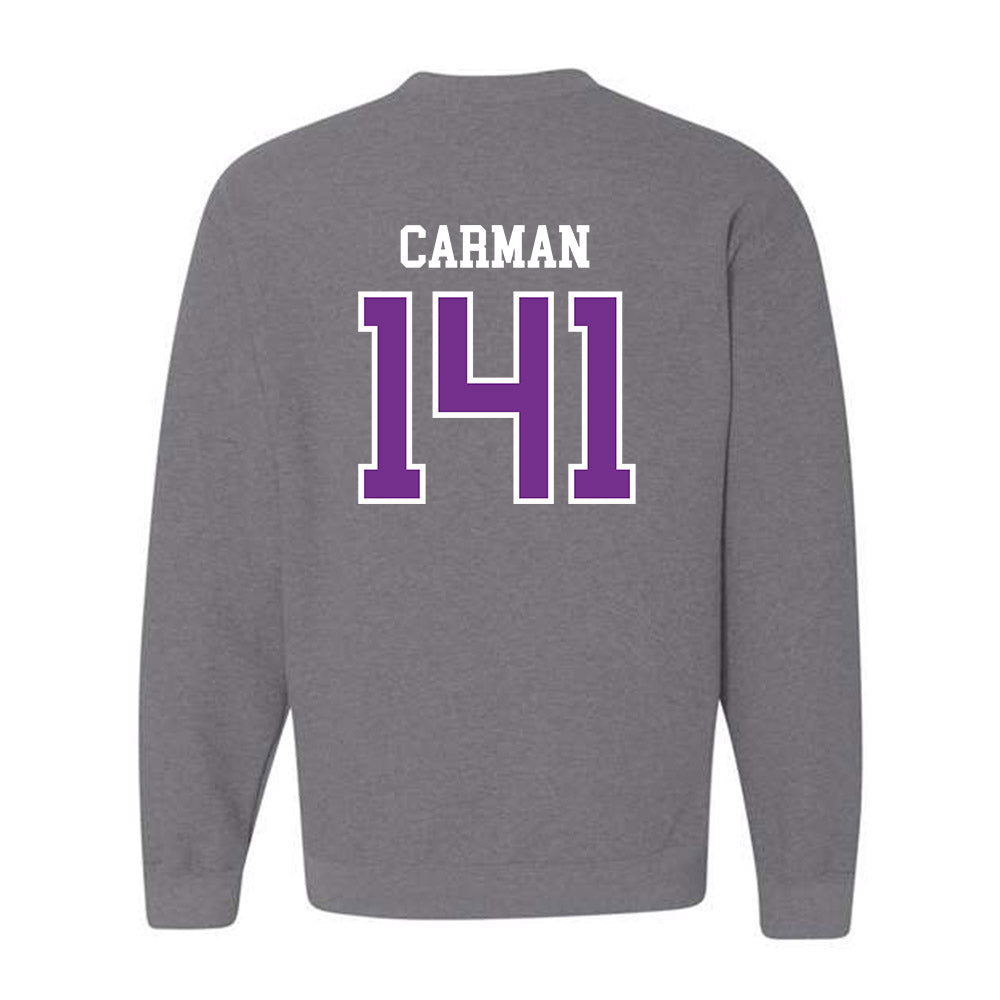 Mount Union - NCAA Wrestling : Joshua Carman - Classic Shersey Crewneck Sweatshirt-1