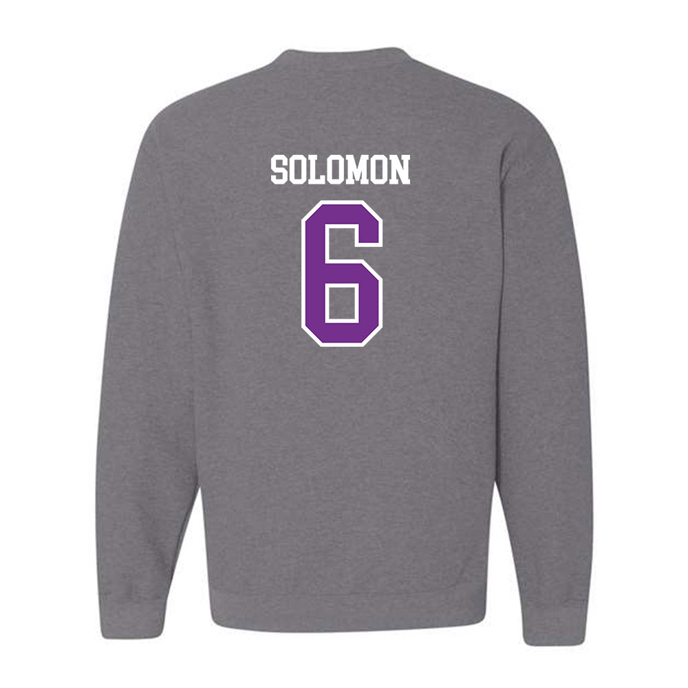 Mount Union - NCAA Football : Stacey Solomon - Classic Shersey Crewneck Sweatshirt-1