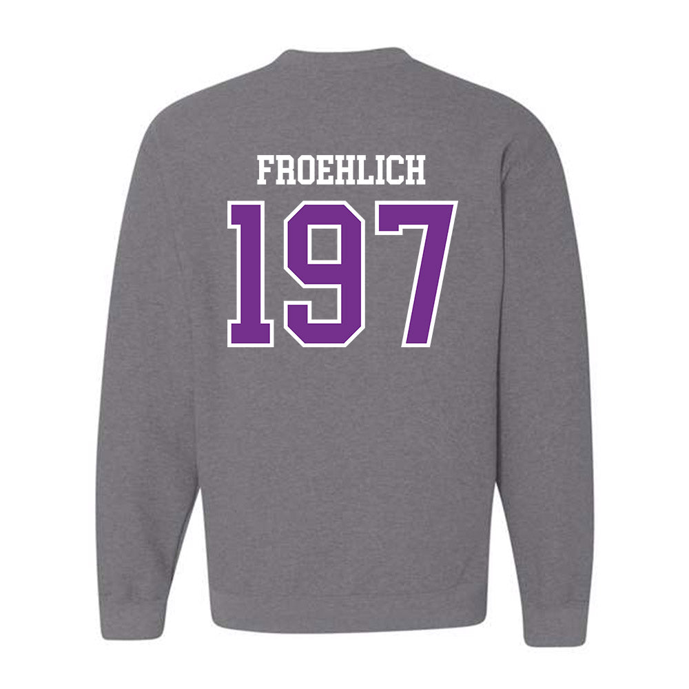 Mount Union - NCAA Wrestling : Landon Froehlich - Classic Shersey Crewneck Sweatshirt-1