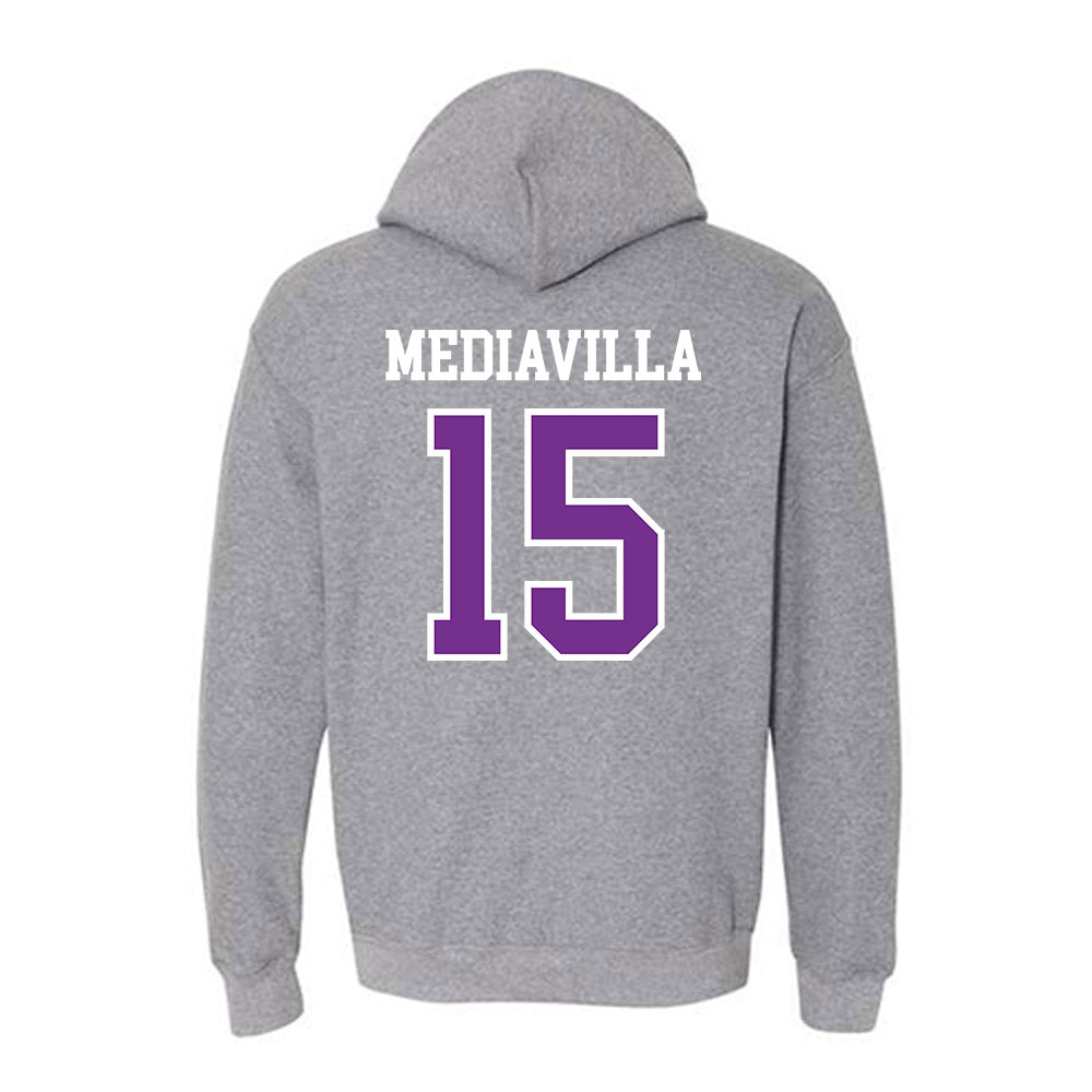 Mount Union - NCAA Baseball : Angel Mediavilla - Classic Shersey Hooded Sweatshirt-1