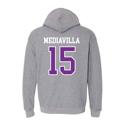 Mount Union - NCAA Baseball : Angel Mediavilla - Classic Shersey Hooded Sweatshirt-1