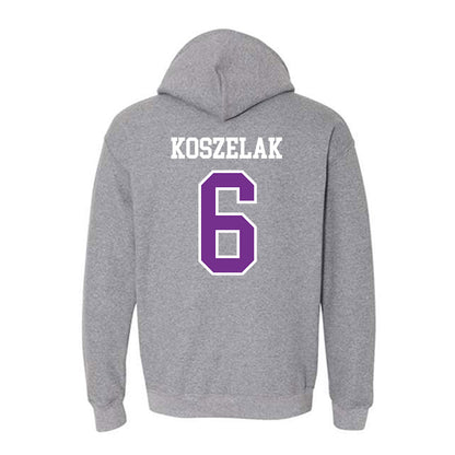 Mount Union - NCAA Men's Volleyball : Peyton Koszelak - Classic Shersey Hooded Sweatshirt-1