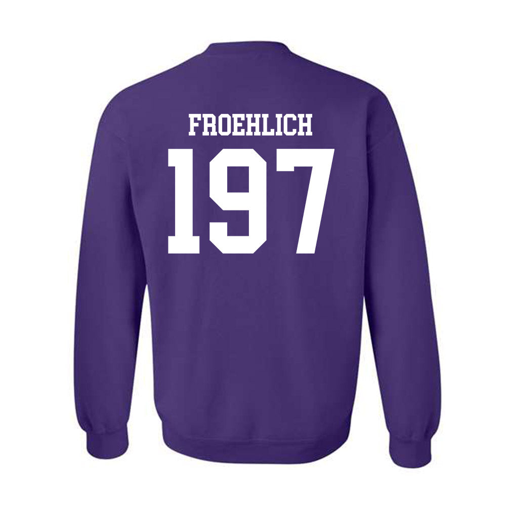 Mount Union - NCAA Wrestling : Landon Froehlich - Classic Shersey Crewneck Sweatshirt-1