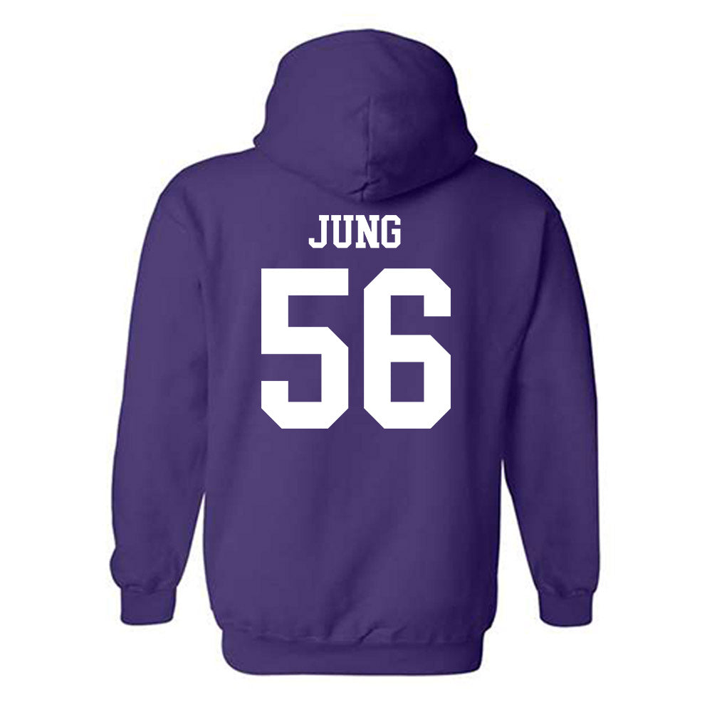 Mount Union - NCAA Baseball : Jake Jung - Classic Shersey Hooded Sweatshirt-1