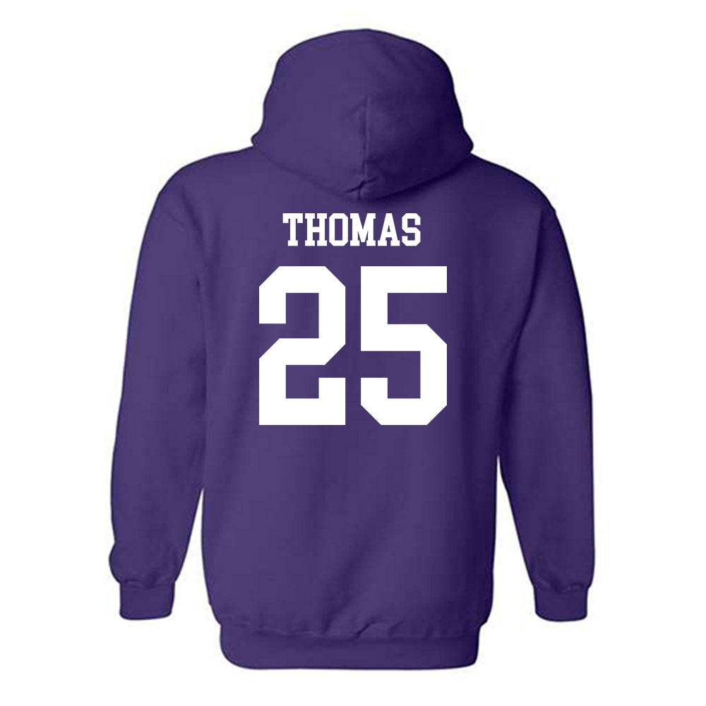Mount Union - NCAA Football : Shaun Thomas - Classic Shersey Hooded Sweatshirt-1