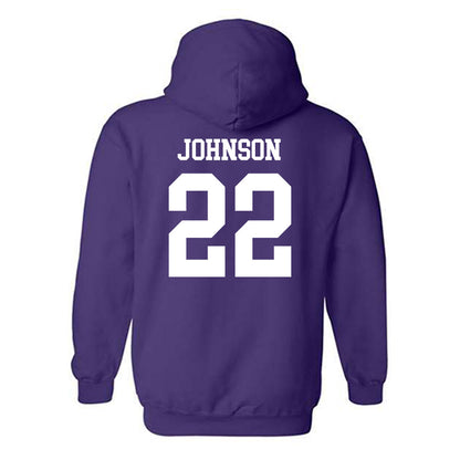 Mount Union - NCAA Men's Basketball : Braylon Johnson - Classic Shersey Hooded Sweatshirt-1