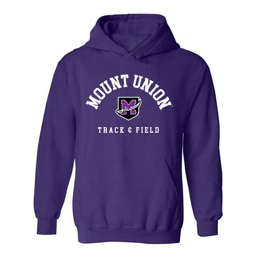 Mount Union - NCAA Men's Track & Field : Michael Miller - Classic Shersey Hooded Sweatshirt-0