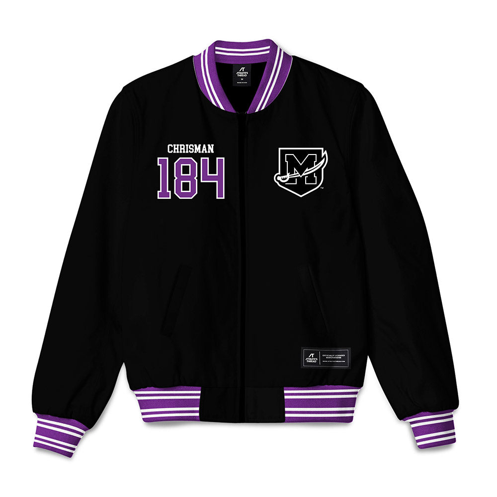 Mount Union - NCAA Wrestling : Blaine Chrisman - Bomber Jacket-0