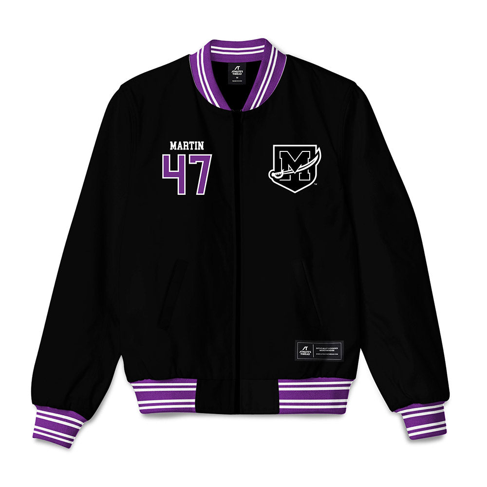 Mount Union - NCAA Baseball : Trey Martin - Bomber Jacket-0