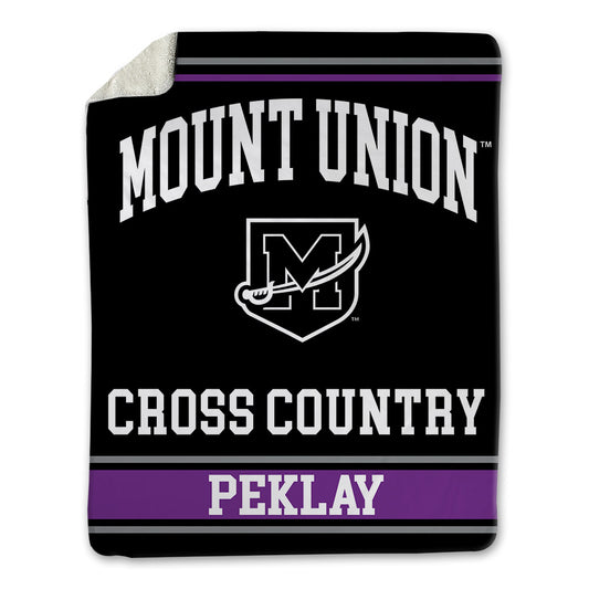 Mount Union - NCAA Men's Cross Country : Jacob Peklay - Blanket-0