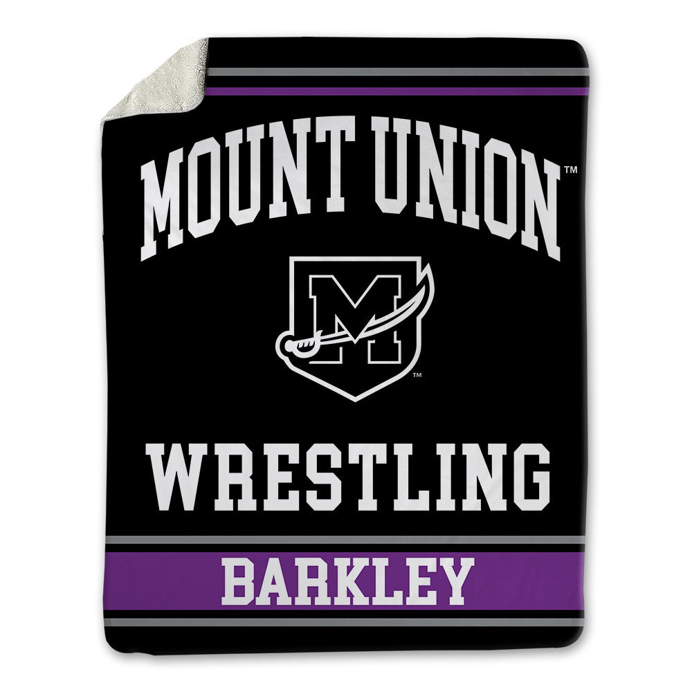 Mount Union - NCAA Wrestling : Ridge Barkley - Blanket-0