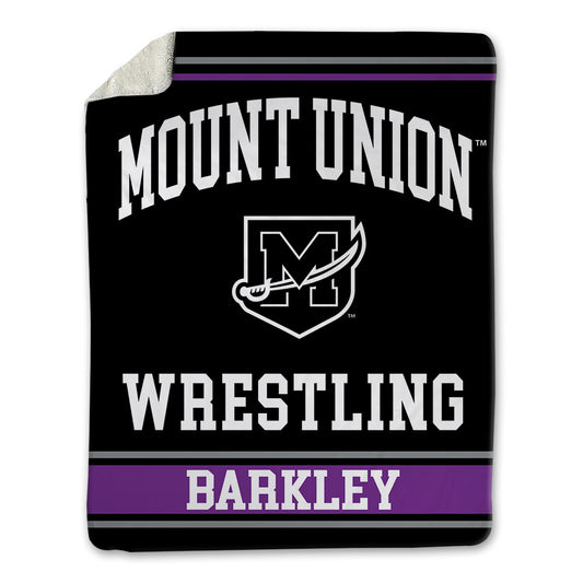 Mount Union - NCAA Wrestling : Ridge Barkley - Blanket-0