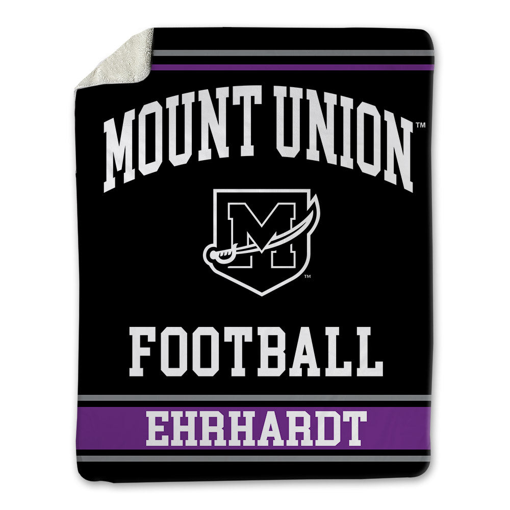 Mount Union - NCAA Football : Gavin Ehrhardt - Blanket-0