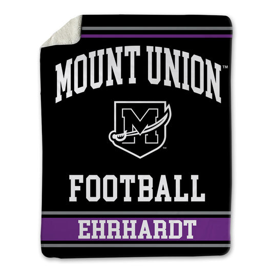 Mount Union - NCAA Football : Gavin Ehrhardt - Blanket-0