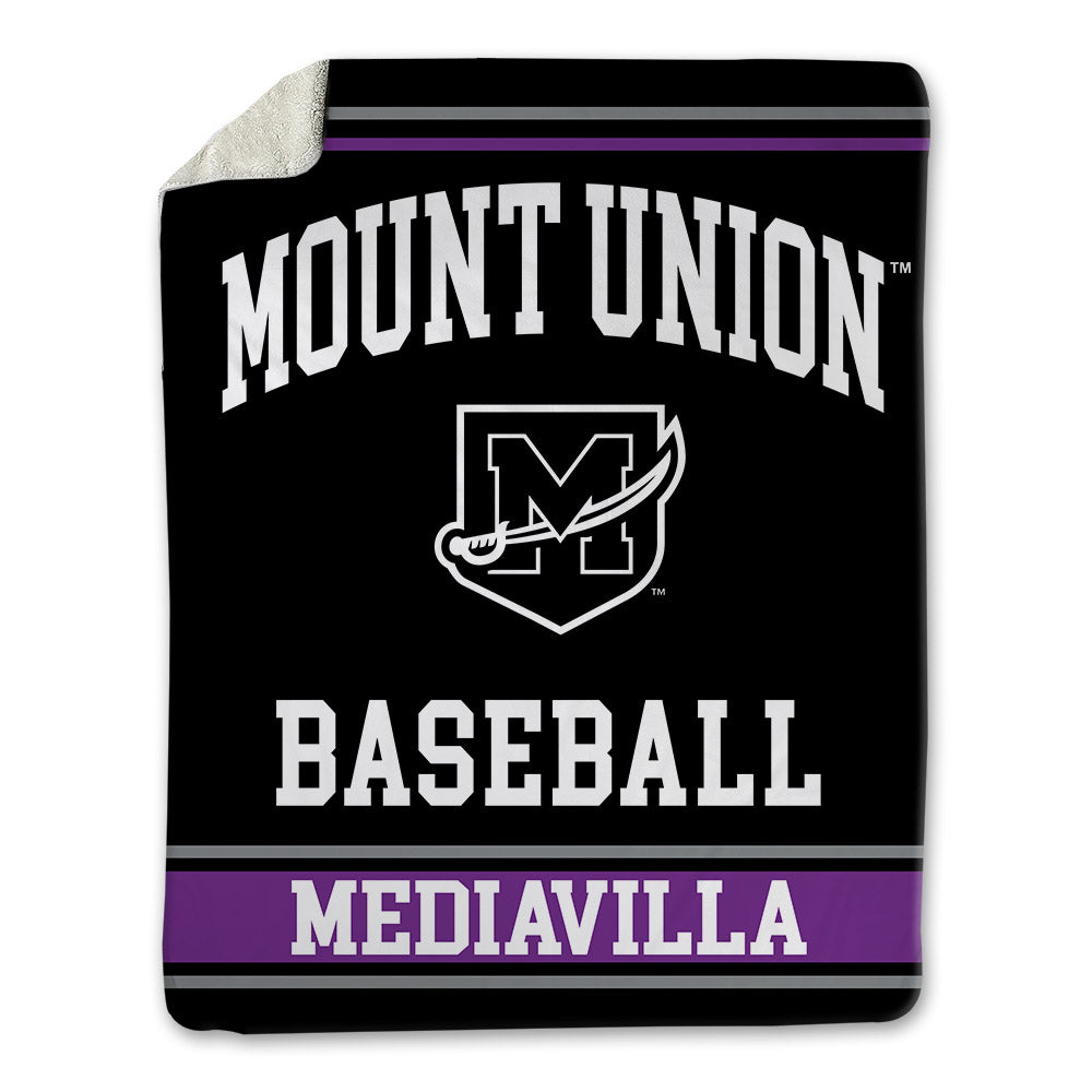 Mount Union - NCAA Baseball : Angel Mediavilla - Blanket-0