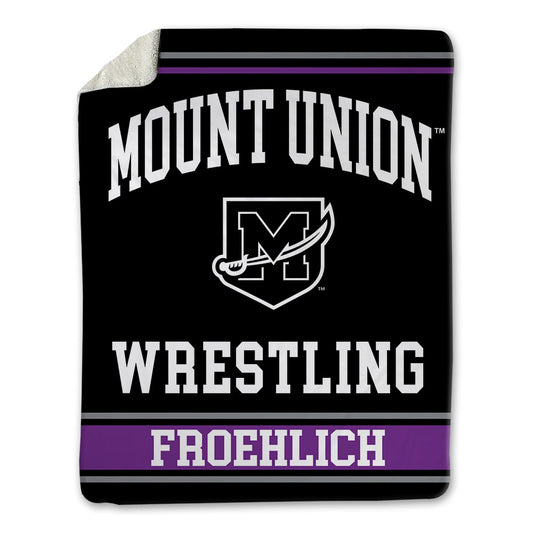 Mount Union - NCAA Wrestling : Landon Froehlich - Blanket-0