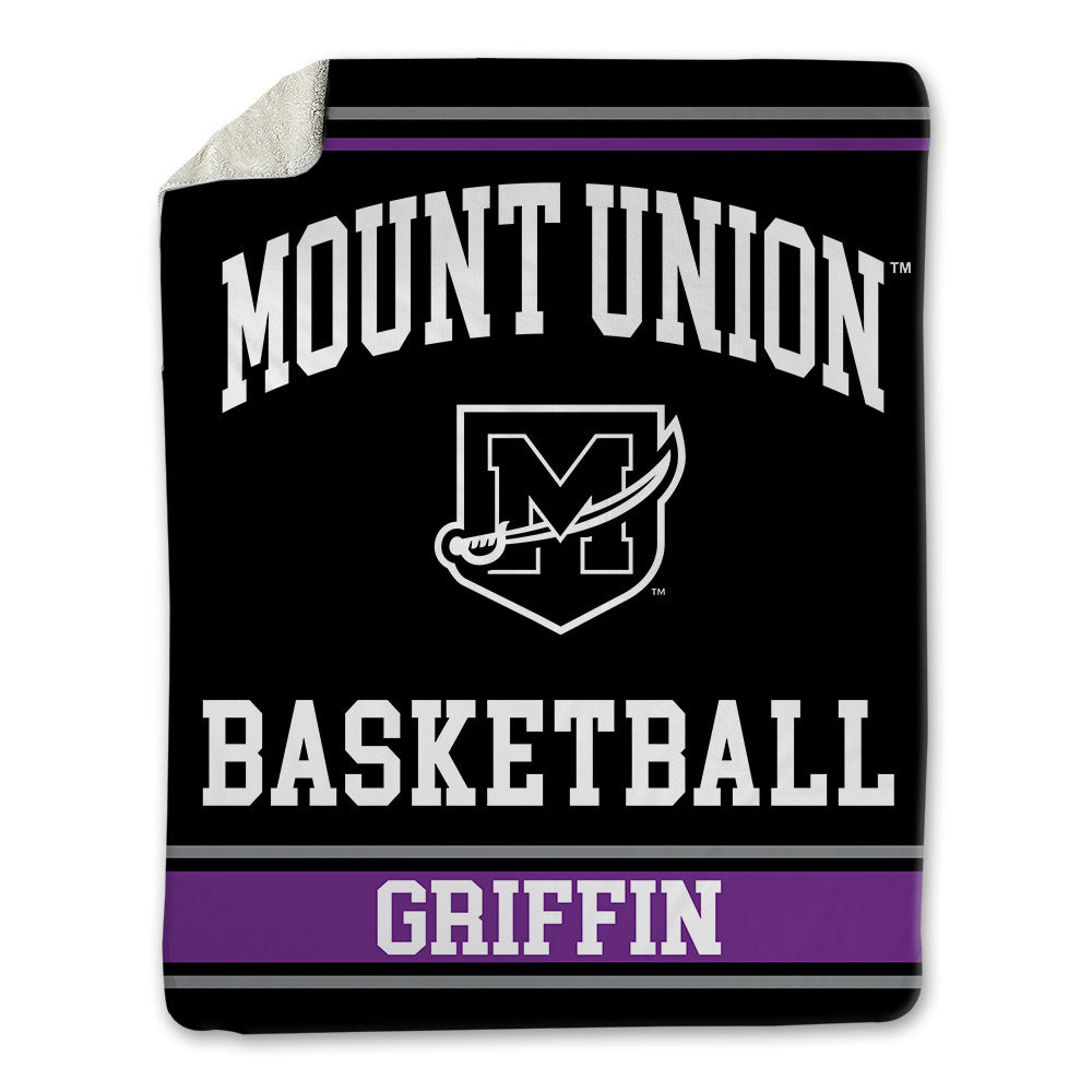 Mount Union - NCAA Women's Basketball : Kelley Griffin - Blanket-0