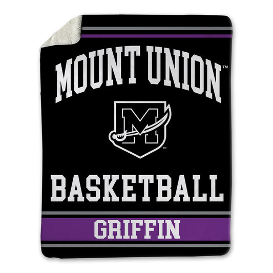 Mount Union - NCAA Women's Basketball : Kelley Griffin - Blanket-0