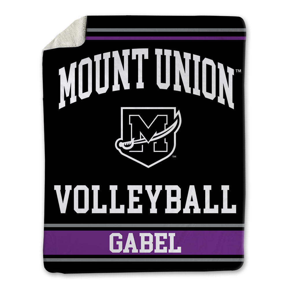 Mount Union - NCAA Men's Volleyball : Peyton Gabel - Blanket-0
