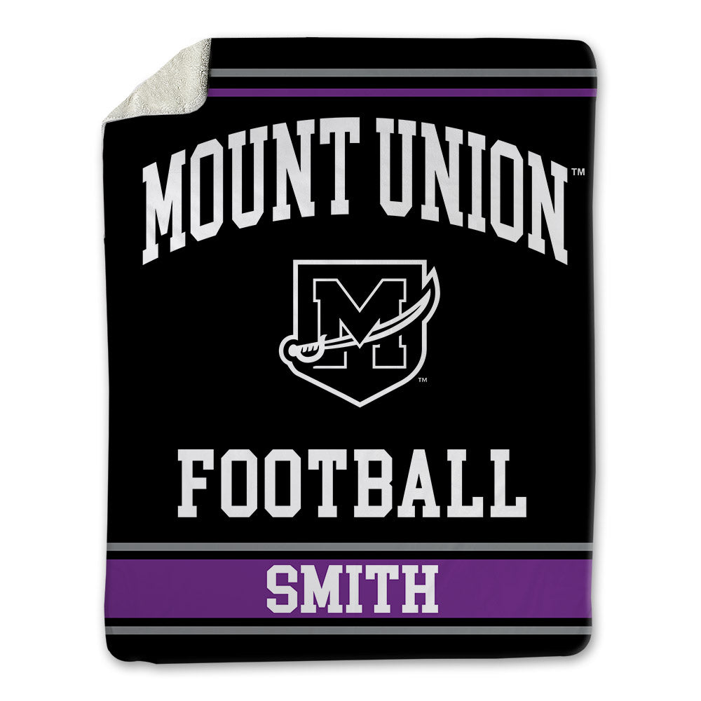 Mount Union - NCAA Football : Preston Smith - Blanket-0