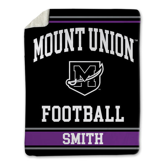 Mount Union - NCAA Football : Preston Smith - Blanket-0