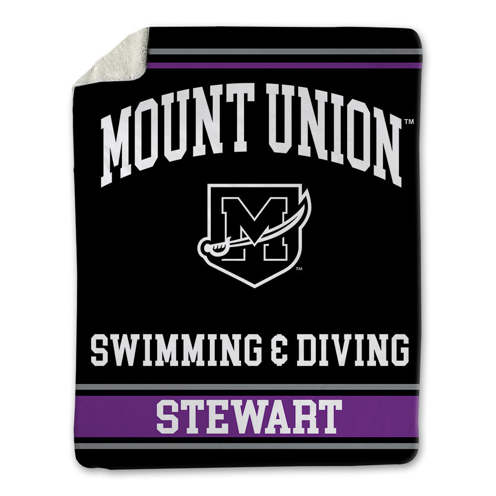 Mount Union - NCAA Women's Swimming & Diving : Kayla Stewart - Blanket-0