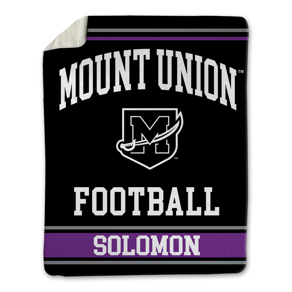 Mount Union - NCAA Football : Stacey Solomon - Blanket-0