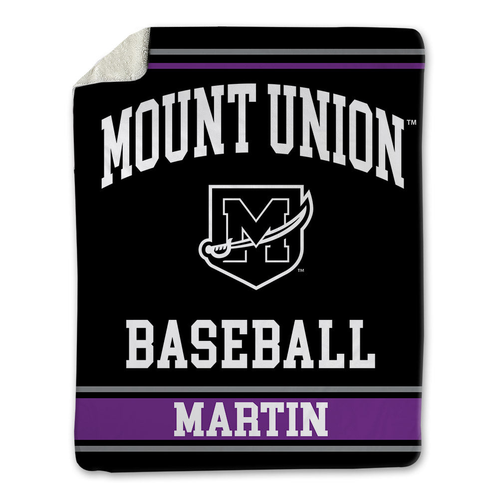 Mount Union - NCAA Baseball : Trey Martin - Blanket-0