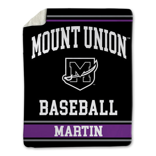 Mount Union - NCAA Baseball : Trey Martin - Blanket-0