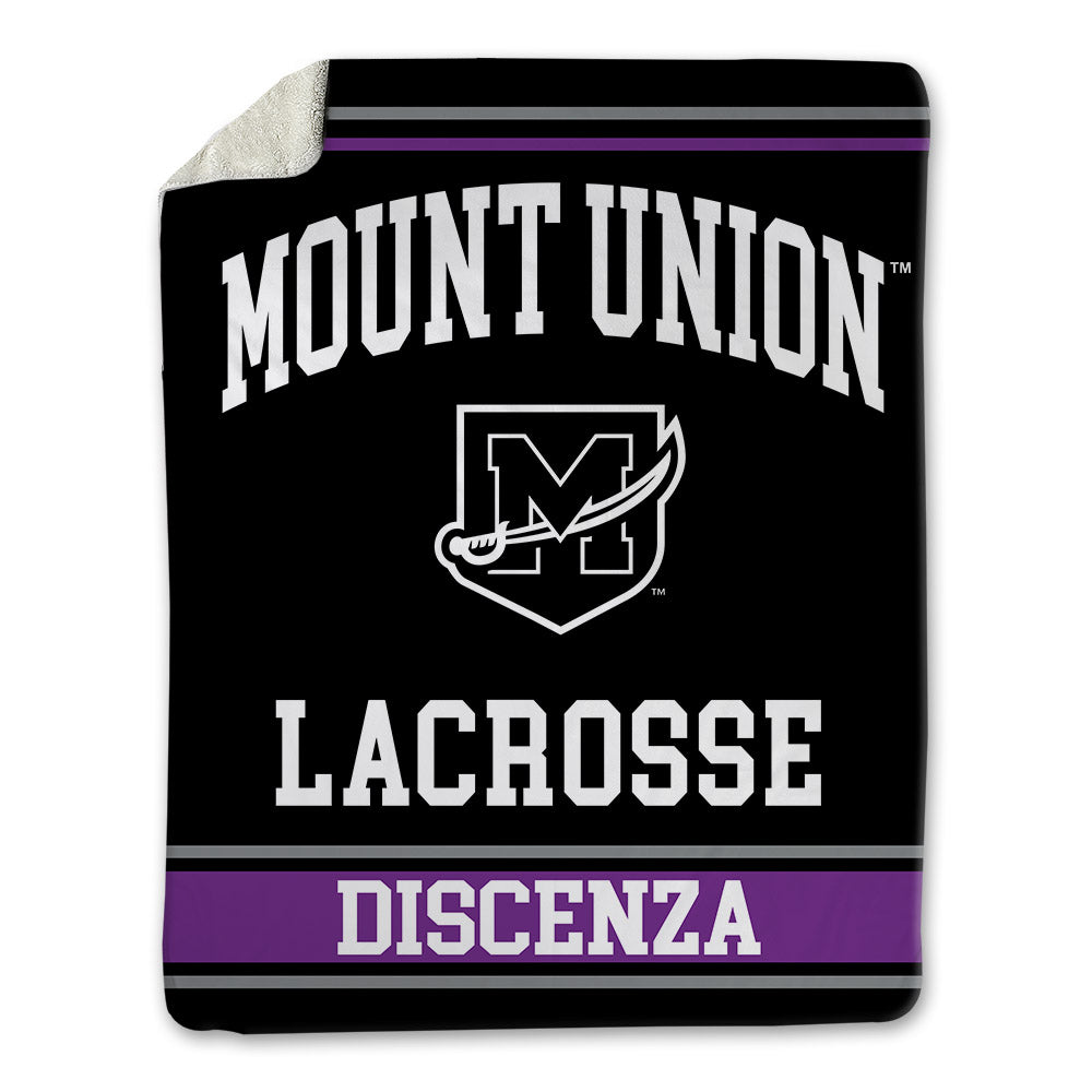 Mount Union - NCAA Men's Lacrosse : Mason Discenza - Blanket-0
