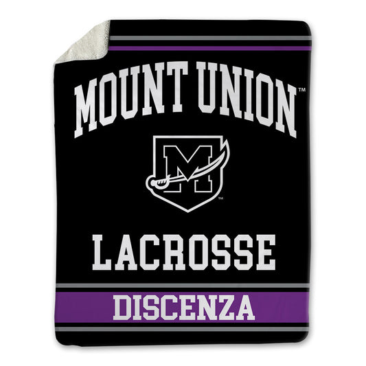 Mount Union - NCAA Men's Lacrosse : Mason Discenza - Blanket-0