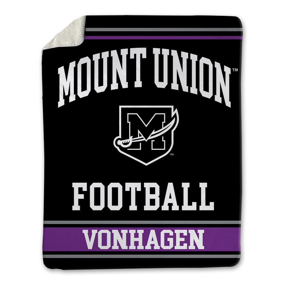 Mount Union - NCAA Football : Konnor VonHagen - Blanket-0