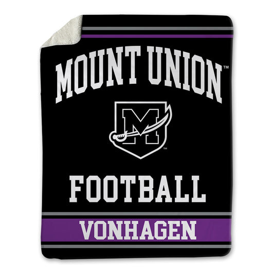 Mount Union - NCAA Football : Konnor VonHagen - Blanket-0