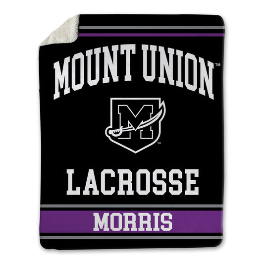 Mount Union - NCAA Men's Lacrosse : Hunter Morris - Blanket-0