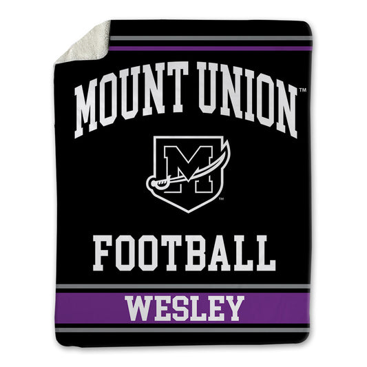 Mount Union - NCAA Football : Kamden Wesley - Blanket-0