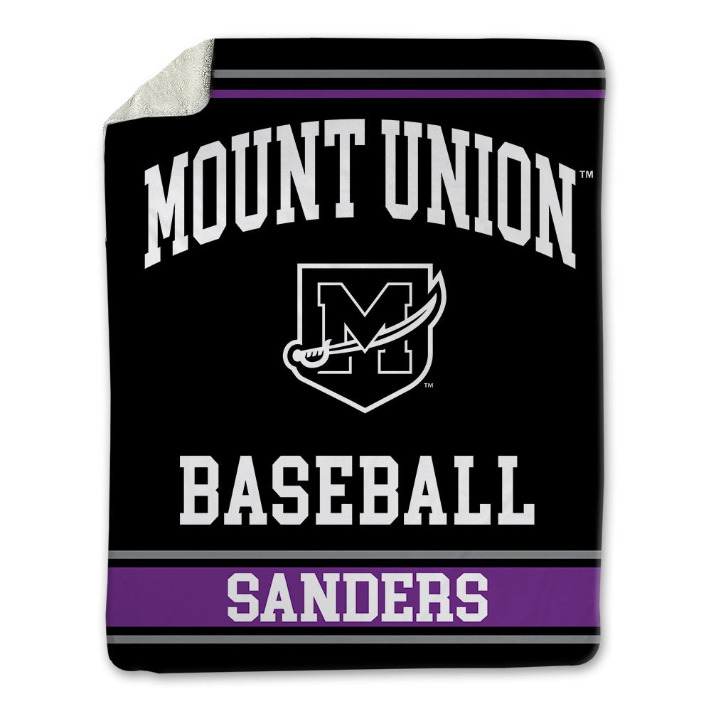 Mount Union - NCAA Baseball : Solomon Sanders - Blanket-0