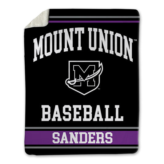 Mount Union - NCAA Baseball : Solomon Sanders - Blanket-0