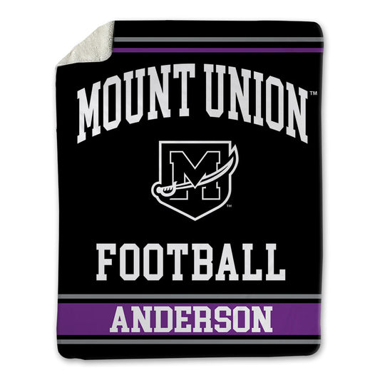 Mount Union - NCAA Football : Grant Anderson - Blanket-0