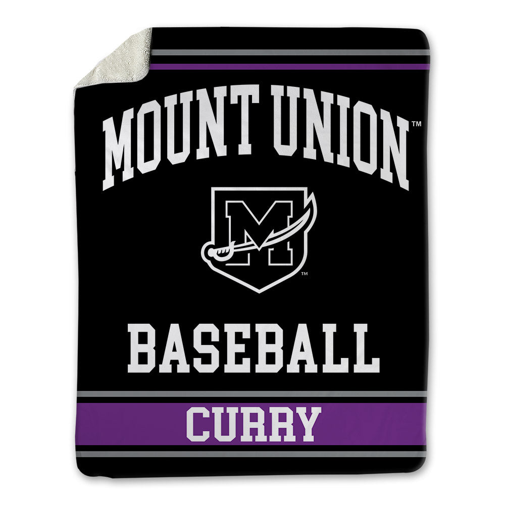 Mount Union - NCAA Baseball : Derek Curry - Blanket-0
