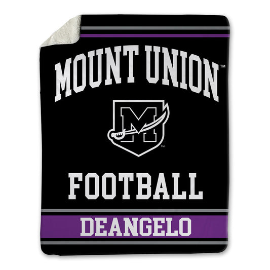 Mount Union - NCAA Football : Bryce DeAngelo - Blanket-0