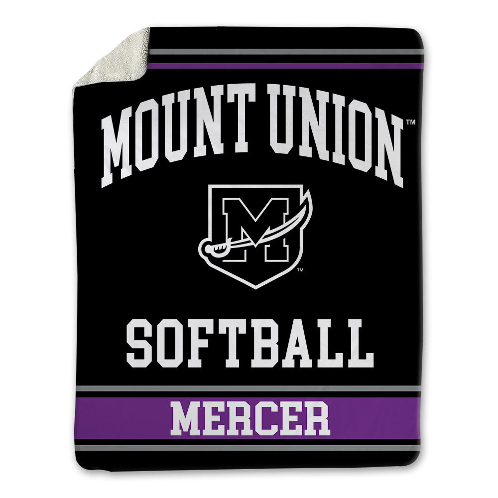 Mount Union - NCAA Softball : Sydney Mercer - Blanket-0