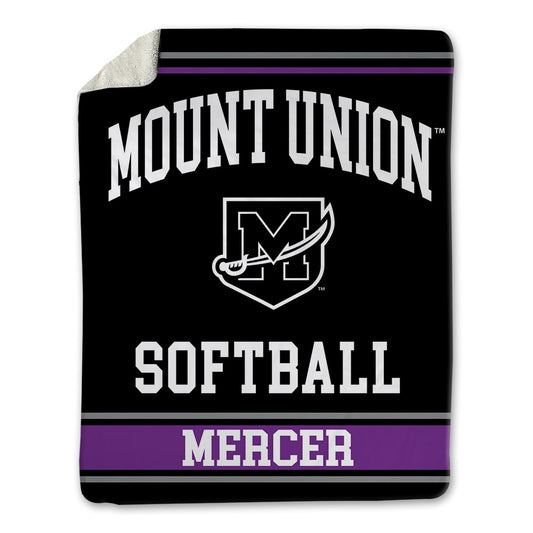 Mount Union - NCAA Softball : Sydney Mercer - Blanket-0