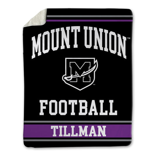 Mount Union - NCAA Football : Jeremiah Tillman - Blanket-0