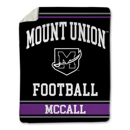 Mount Union - NCAA Football : Ryan McCall - Blanket-0